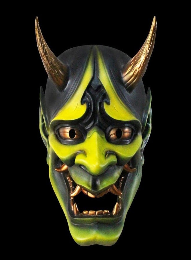 NOENNULL Halloween Mask - Japanese Hannya Mask, Resin Horror Ghost Face Mask Cosplay Ghostface Mask for Stage Performance Props Halloween Party Decor (C) - Image 5